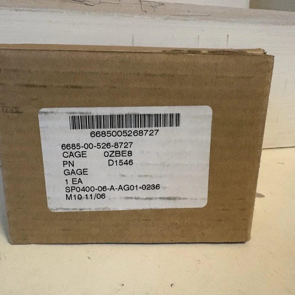NEW MARSH BELLOFRAM, D1546, 0-60 PSI & KPA - 3.0 Test 1/4 NPT